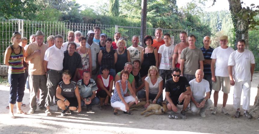 Une grande partie de l'effectif 2010 lors de la journée du Club Une grande partie de l'effectif 2010 lors de la journée du Club