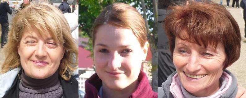Patricia Boissière, Pauline Galivel et Solange Moreno