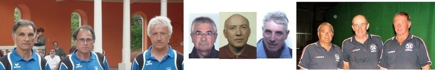 Les adversaires des Player's (de gauche à droite) : Guy Léonce, Gracia Martin, Hébert Daniel, Mauras Aimé, Pebay André, Forgues Gérard, Casquel Mariano, Durand Bernard, Goutes Michel