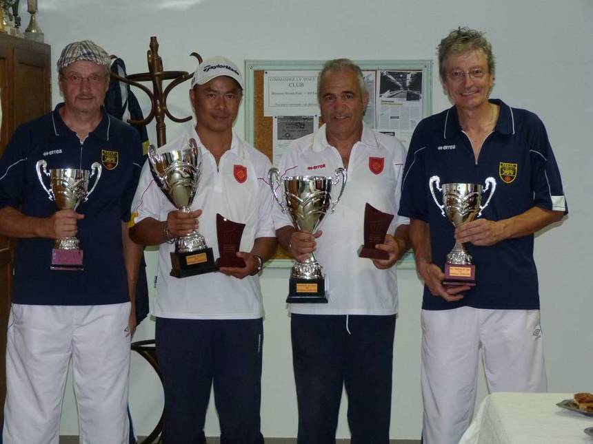 Les finalistes et leurs trophées Les finalistes et leurs trophées