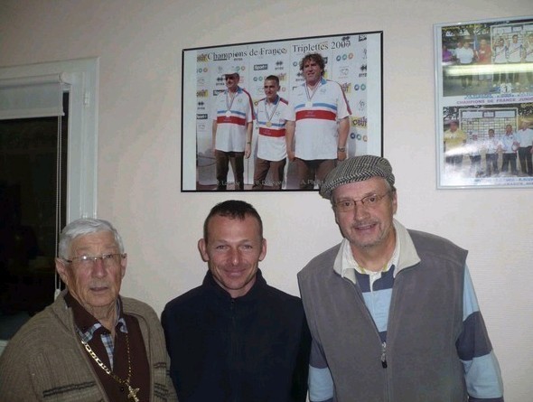 Sa dernière victoire en décembre 2011 à Gaillac avec Sébastien Daniel et Christian Lagarde