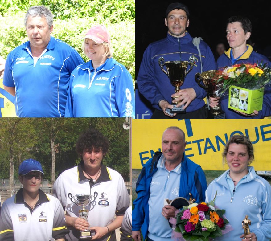 De gauche à droite et de haut en bas, la poule 1 : le 82, 12, 46 et 32 De gauche à droite et de haut en bas, la poule 1 : le 82, 12, 46 et 32