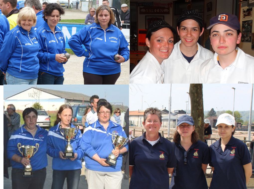 De gauche à droite et de haut en bas, la poule 1 : le 82, 31, 81 et 46 De gauche à droite et de haut en bas, la poule 1 : le 82, 31, 81 et 46