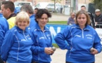 Nadia Agouni, Patricia Boissière et Chantal Maindrot des Player's Montalbanais championnes de Tarn-et-Garonne triplette féminin pétanque