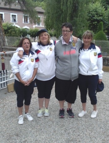 2017 juillet à Ax-les-Thermes (CF) 1 équipe qualifiée : Myriam Savignac, Patricia Boissière, Myriam Lanet et Hélèna Simoes 2017 juillet à Ax-les-Thermes (CF) 1 équipe qualifiée : Myriam Savignac, Patricia Boissière, Myriam Lanet et Hélèna Simoes