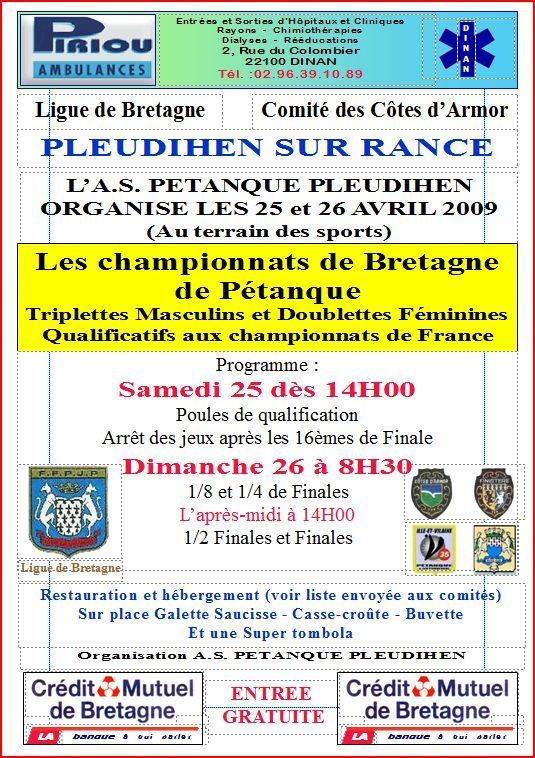 affiche de la rencontre