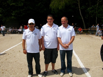 Finales Championnat Départemental Seine et Marne triplettes  mai 2011