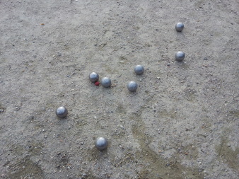 Partie de pétanque mémorable