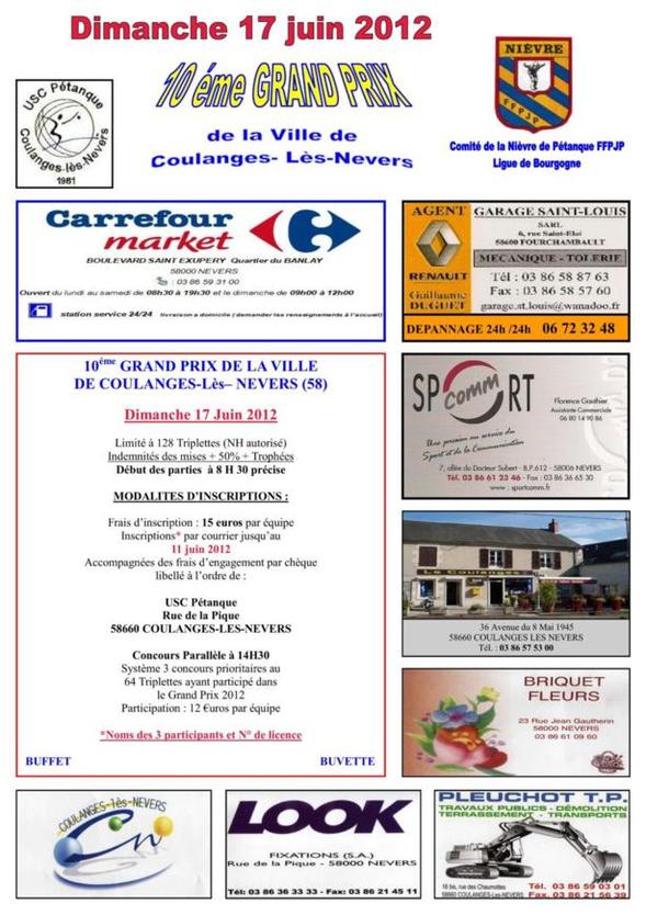 Coulanges Grand Prix Coulanges Grand Prix