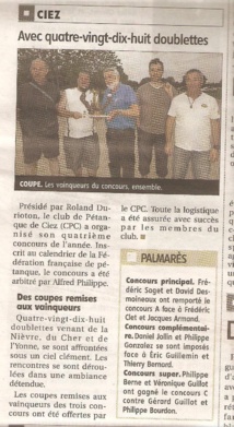 CONCOURS  A CYEZ