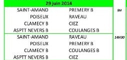 CHAMPIONNAT DEUXIÈME et TROISIEME  DIVISIONS