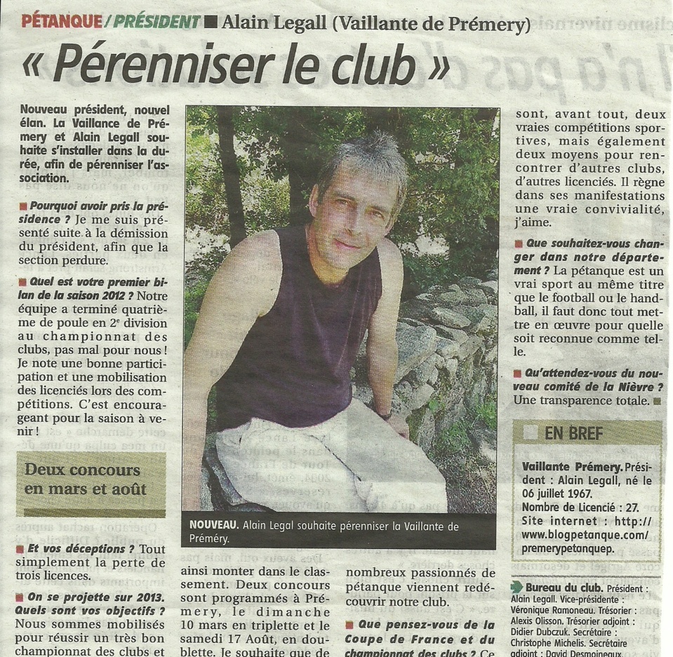 ARTICLE journal du Centre ARTICLE journal du Centre