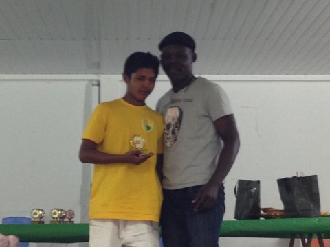 Benjamin et son coach Noel DERBY