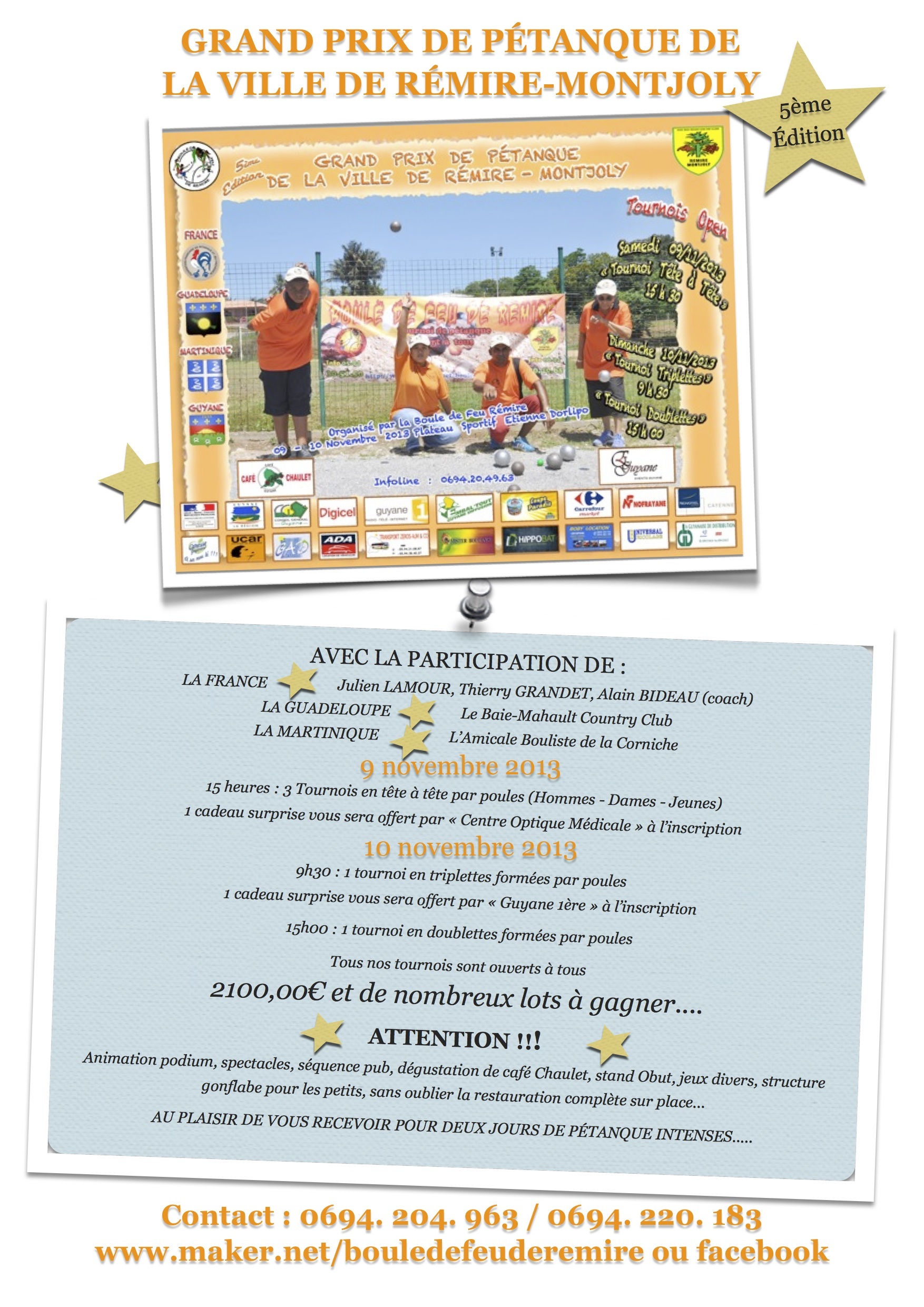 Grand Prix de la ville de Rémire / Montjoly