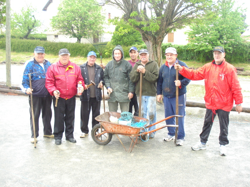 Championnat de Dordogne triplettes 2009.