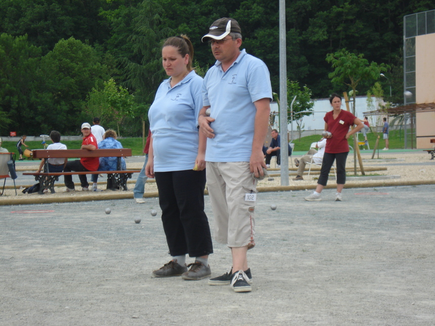 Championnat De Dordogne Doublettes Mixtes.