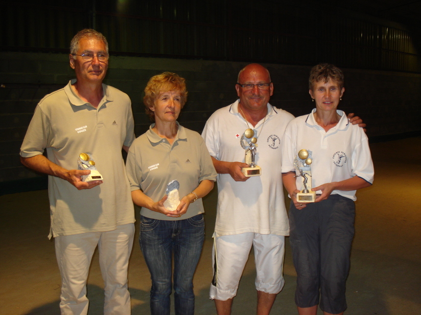 Championnat De Dordogne Doublettes Mixtes. Championnat De Dordogne Doublettes Mixtes.