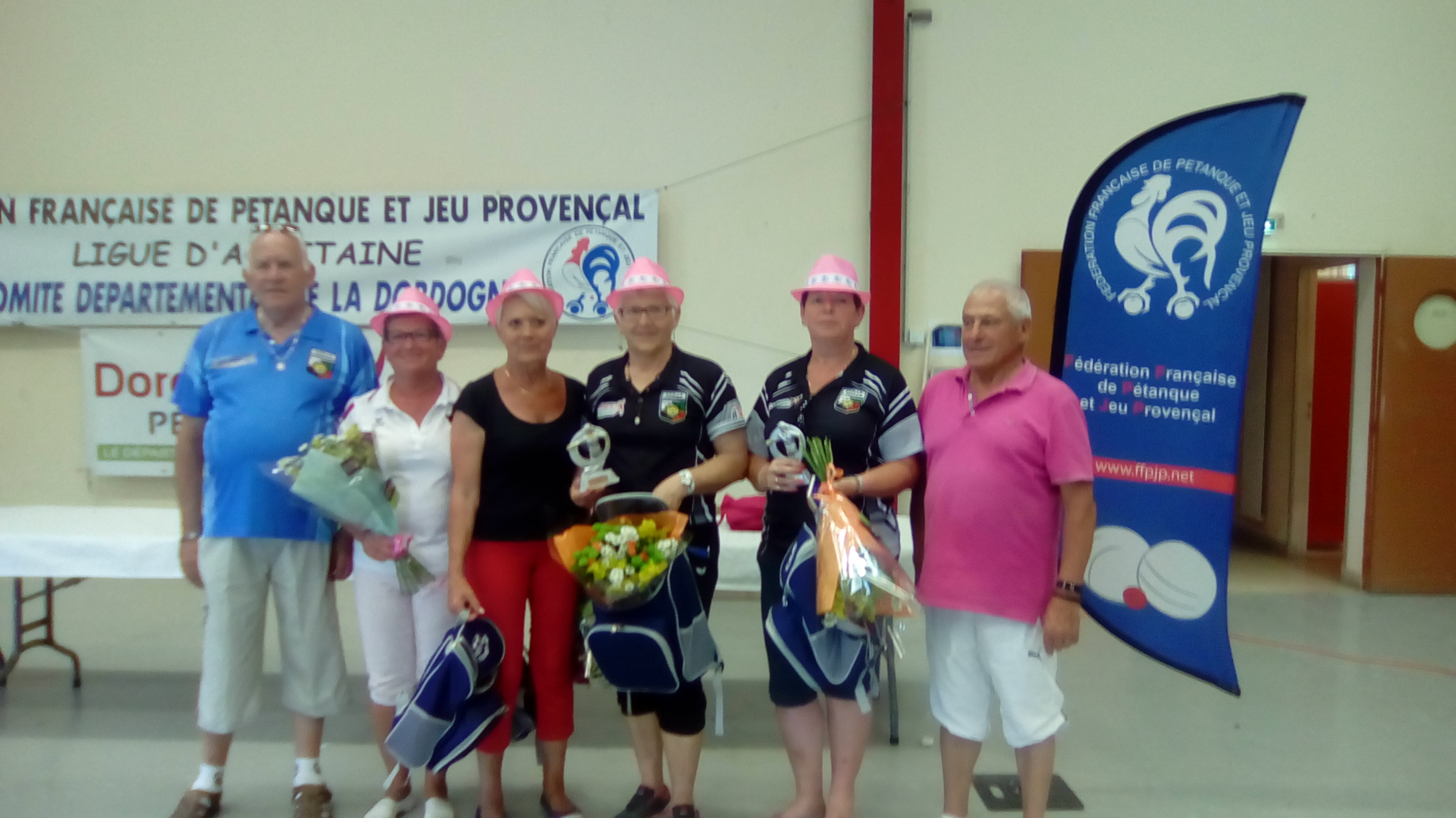 Maïté Faure,Christiane Lucbert,Michèle Puyastier,Yvette Perrier.