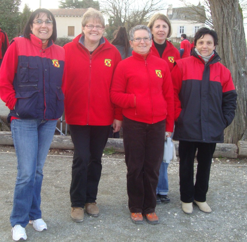 Corinne BERGE,Maryline JEROME,Maïté FAURE,Isabelle AGUESSEAU,Huguette COUMES.