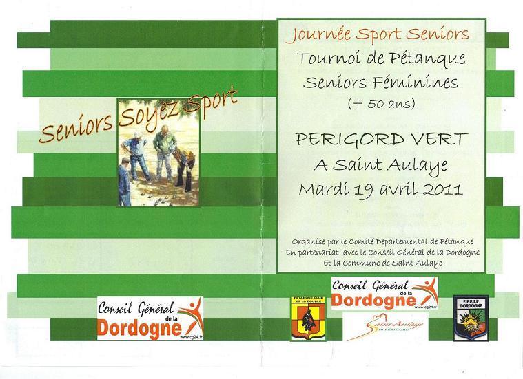 Challenge Seniors Soyez Sport.