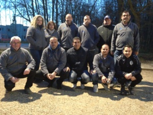 En bas à gauche Jacques Huviers, Patrice Thiebaut, Nasser BOUTARA ,George Even, Lisandro Denier, Stephanie Thiebaut, Maria Dias Gerald, Emmanuel Gerald ,Cédric Daus,Anthony Gruch,Joachim PIpart.