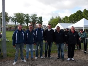 de gauche à droite: pour Saints Lacroix , Pipart, Legrand, pour Ozoir Romero, Audineau,Roblin de gauche à droite: pour Saints Lacroix , Pipart, Legrand, pour Ozoir Romero, Audineau,Roblin