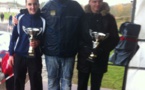 Nicolas Thiebaut -- Sébastien Cordonnier de la boule Saintoise Champions de Seine et Marne  2015 .