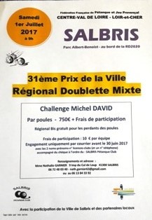 REGIONAL DOUBLETTE MIXTE 01 JUILLET 2017