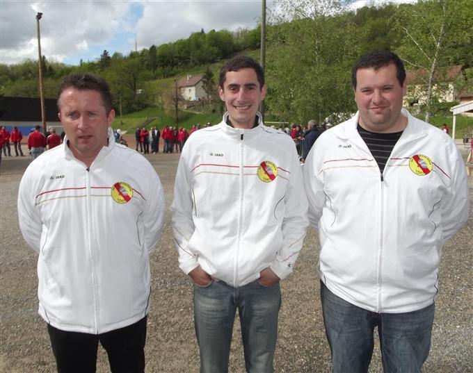 Championnat du Jura triplette 2012