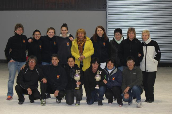 LES FEMININES  SAVERDUNOISES CHAMPIONNES DE L'ARIEGE