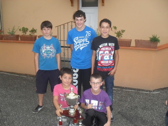 Gaêtan, Benjamin, Loulou, Aurélien, Bastien Gaêtan, Benjamin, Loulou, Aurélien, Bastien