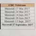 Calendrier 2017 - CDC Vétérans