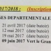 Calendrier 2017 - Coupe de France 