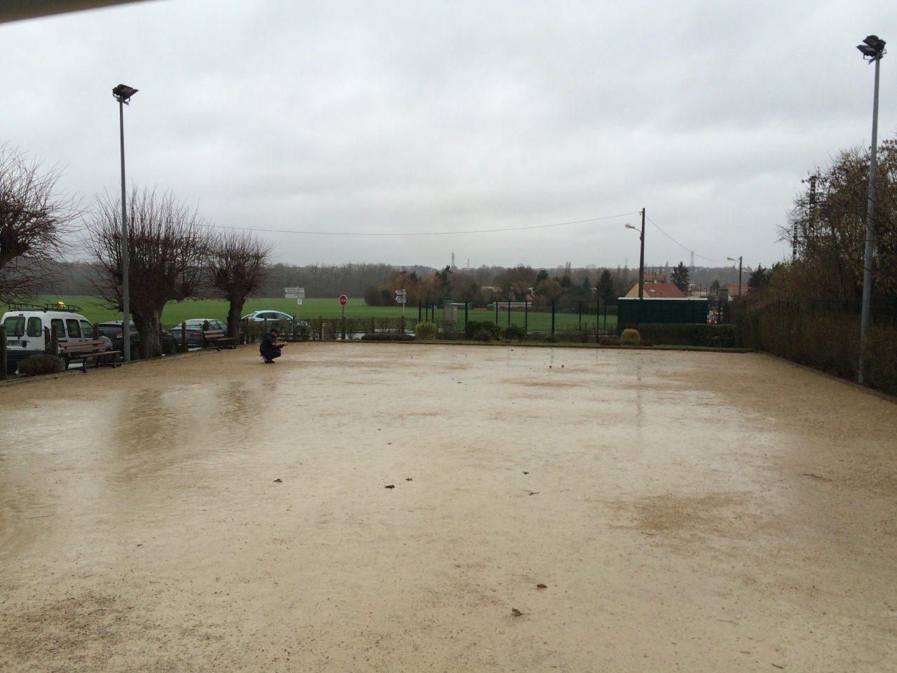 Coupe de L Essonne Villabé-2e tour à Corbeil.... sous l'eau !