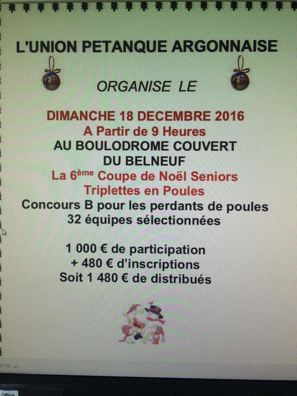 Coupe de Noêl 2017 - Orléans 
