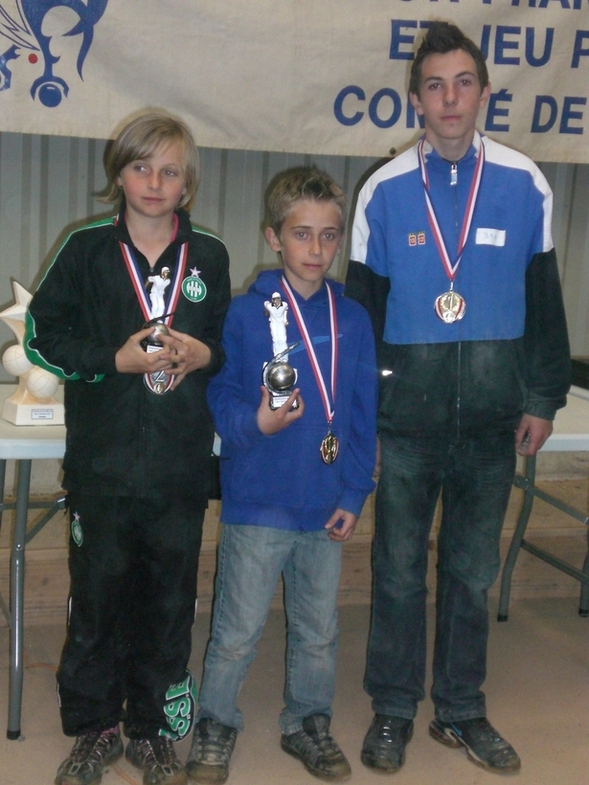 au centre: le CHAMPION de la MANCHE MINIME : mattis JOURDAN et à gauche la FINALISTE : lénnie VIVIER au centre: le CHAMPION de la MANCHE MINIME : mattis JOURDAN et à gauche la FINALISTE : lénnie VIVIER