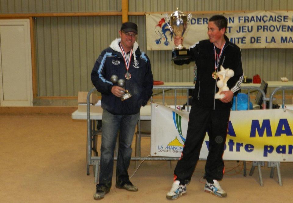 CHAMPIONNAT de la MANCHE TETE A TETE  SENIORS 2012