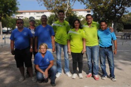 La Finale à La Peyrade : En jaune St Bauzille de P. La Finale à La Peyrade : En jaune St Bauzille de P.