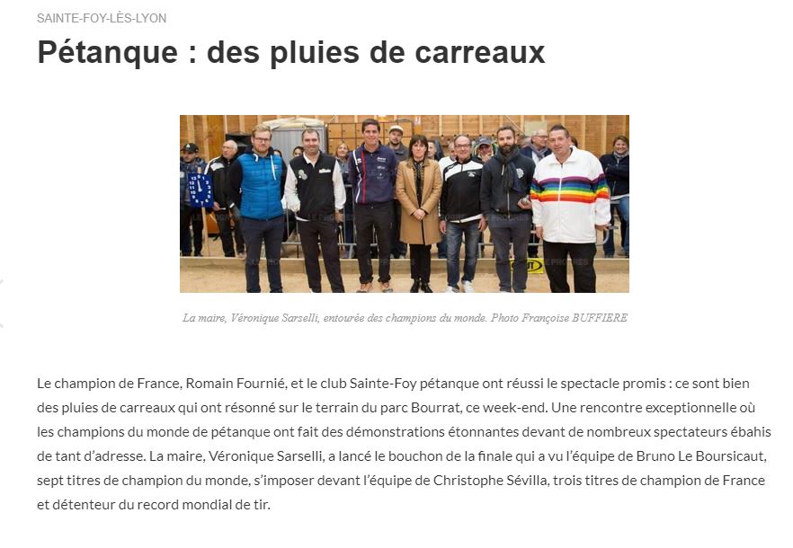 PLUIE DE KARO : ARTICLE PROGRÈS PLUIE DE KARO : ARTICLE PROGRÈS