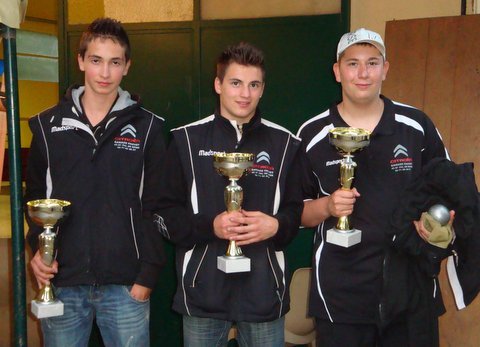 3 JEUNES SIGOLENOIS AUX CHAMPIONNATS DE FRANCE 2012 A NEVERS