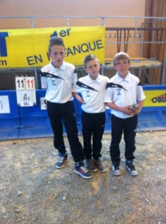 L'équipe Minimes  1/2  Finalistes