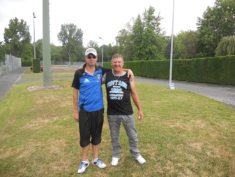 Avec mon meilleur ami après son élimination a 12 contre Tartaroli Avec mon meilleur ami après son élimination a 12 contre Tartaroli