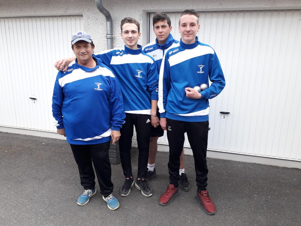Les  Juniors  Saint - Germanois  Champions