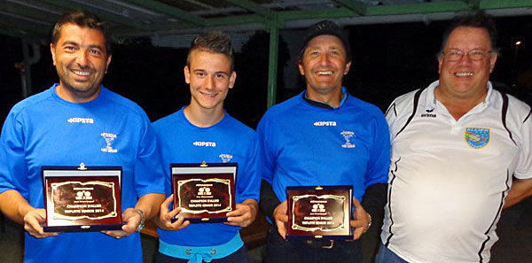 Préliminaire et Championnat Triplettes séniors Préliminaire et Championnat Triplettes séniors