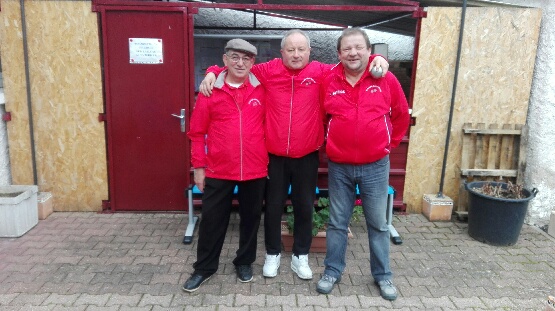 DEFAITE EN BARRAGES POUR NOS VETERANS AUX ELIMINATOIRES DU CHAMPIONNAT TERRITORIAL AUVERGNE TRIPLETTE DEFAITE EN BARRAGES POUR NOS VETERANS AUX ELIMINATOIRES DU CHAMPIONNAT TERRITORIAL AUVERGNE TRIPLETTE