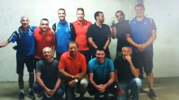 LES SENIORS (A) ACCEDENT AUX DEMIES FINALES DE COUPE D'ALLIER EN BATTANT TRETEAU