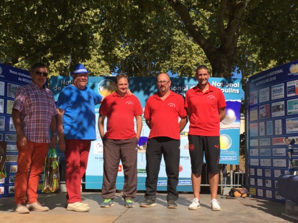 David, Denis et Benoît, finalistes du National Bis. David, Denis et Benoît, finalistes du National Bis.