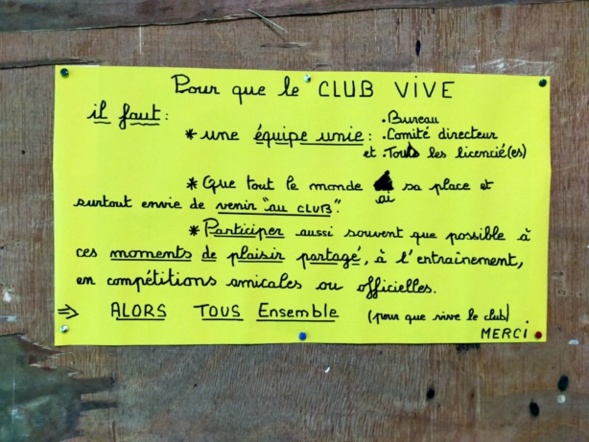 En affiche, les souhaits de Nicole la nouvelle présidente ! En affiche, les souhaits de Nicole la nouvelle présidente !