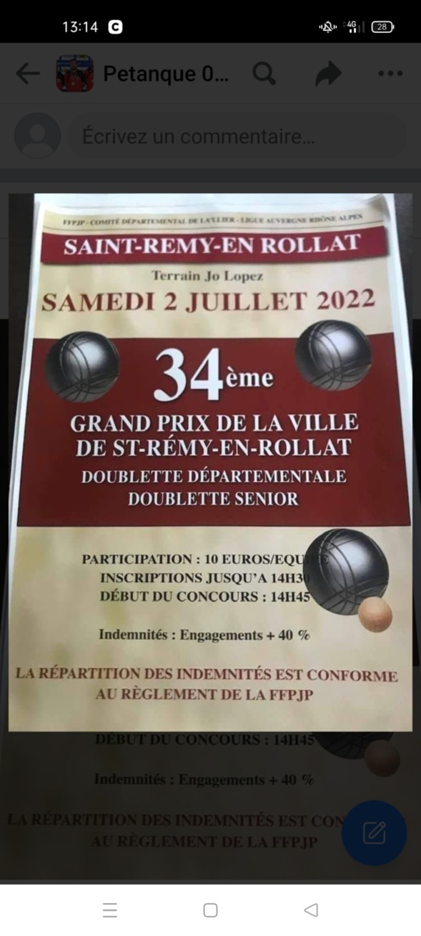 GRAND PRIX DE SAINT REMY EN ROLLAT - SAMEDI 2 JUILLET 2022 GRAND PRIX DE SAINT REMY EN ROLLAT - SAMEDI 2 JUILLET 2022