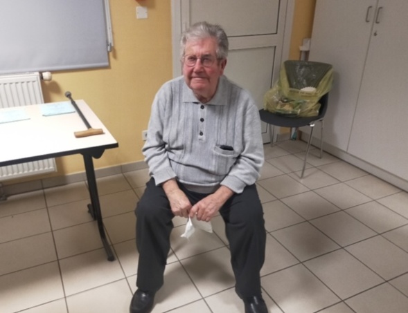 Notre doyen Rolland toujours présent lors des bons moments !